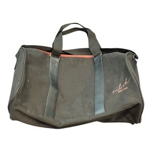 Billie Eilish Duffle Bag Travel Gym Carry On‎ Luggage Black Red Accents 20x12x8